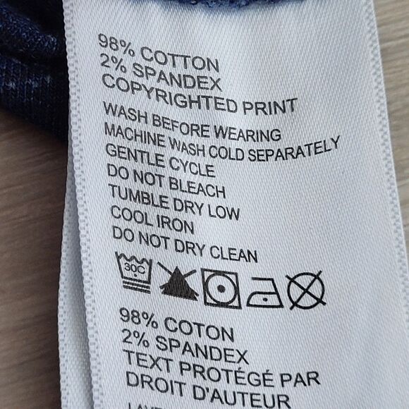 Tommy Bahama Indi Floral Sweatsuit Indigo Pullover Jacket Large & Jogger Small - Picture 11 of 16